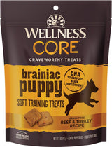 Wellness CORE Brainiac Beef & Turkey Puppy Treats, 5 oz.