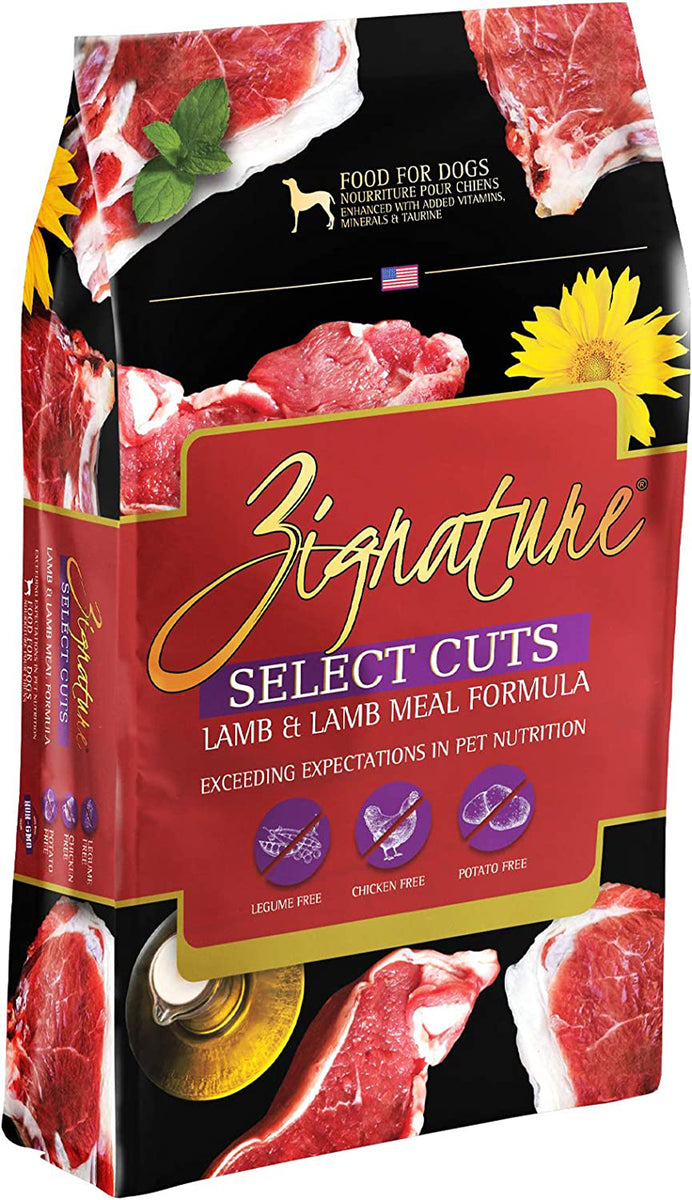Zignature Select Cuts Lamb Formula Legume-Free Dry Dog Food - 4 lbs