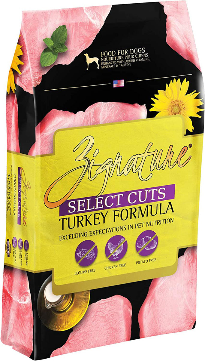 Zignature Select Cuts Turkey Formula Legume-Free Dry Dog Food - 4 lbs
