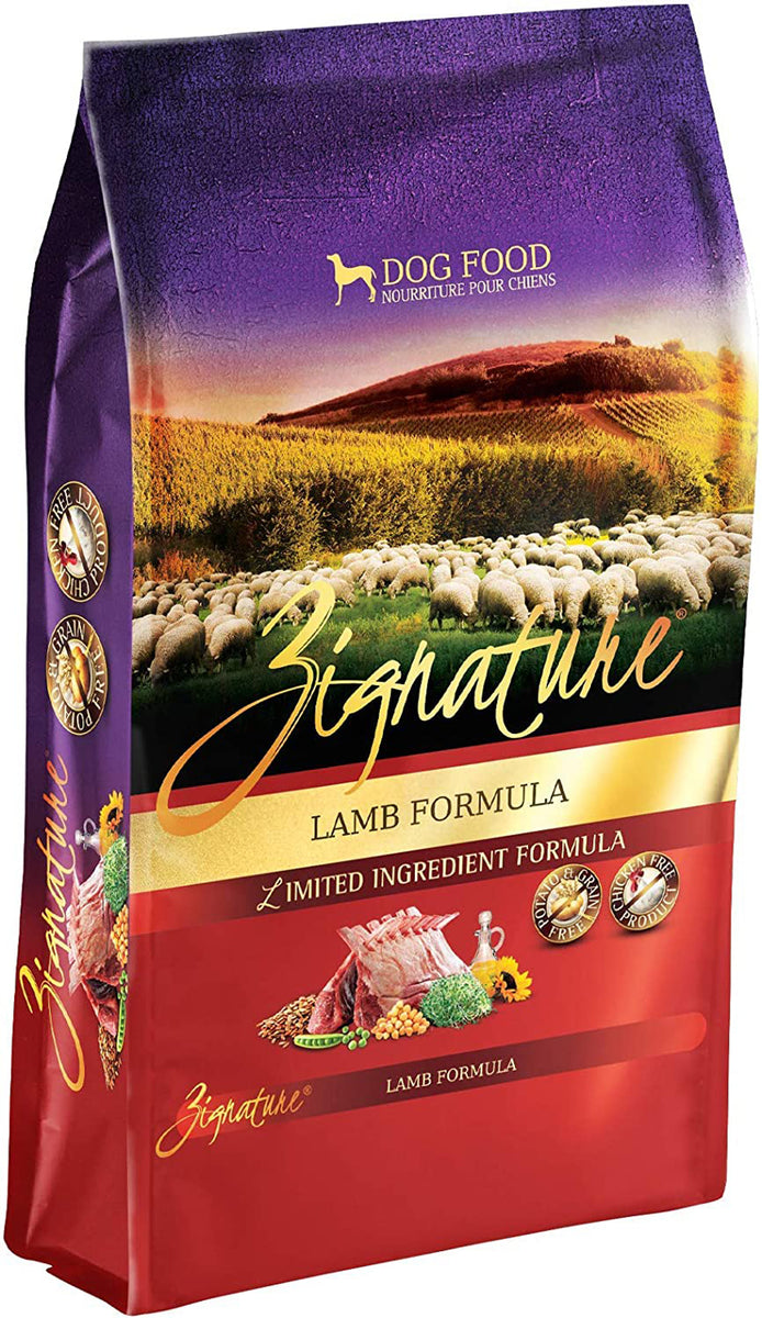 Zignature Lamb Formula Grain-Free Dry Dog Food, 4 lbs.