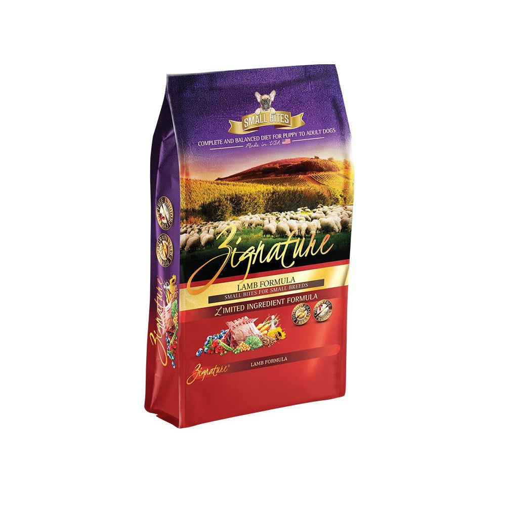 Zignature Lamb Formula Small Bites Grain-Free Dry Dog Food - 12.5 lbs