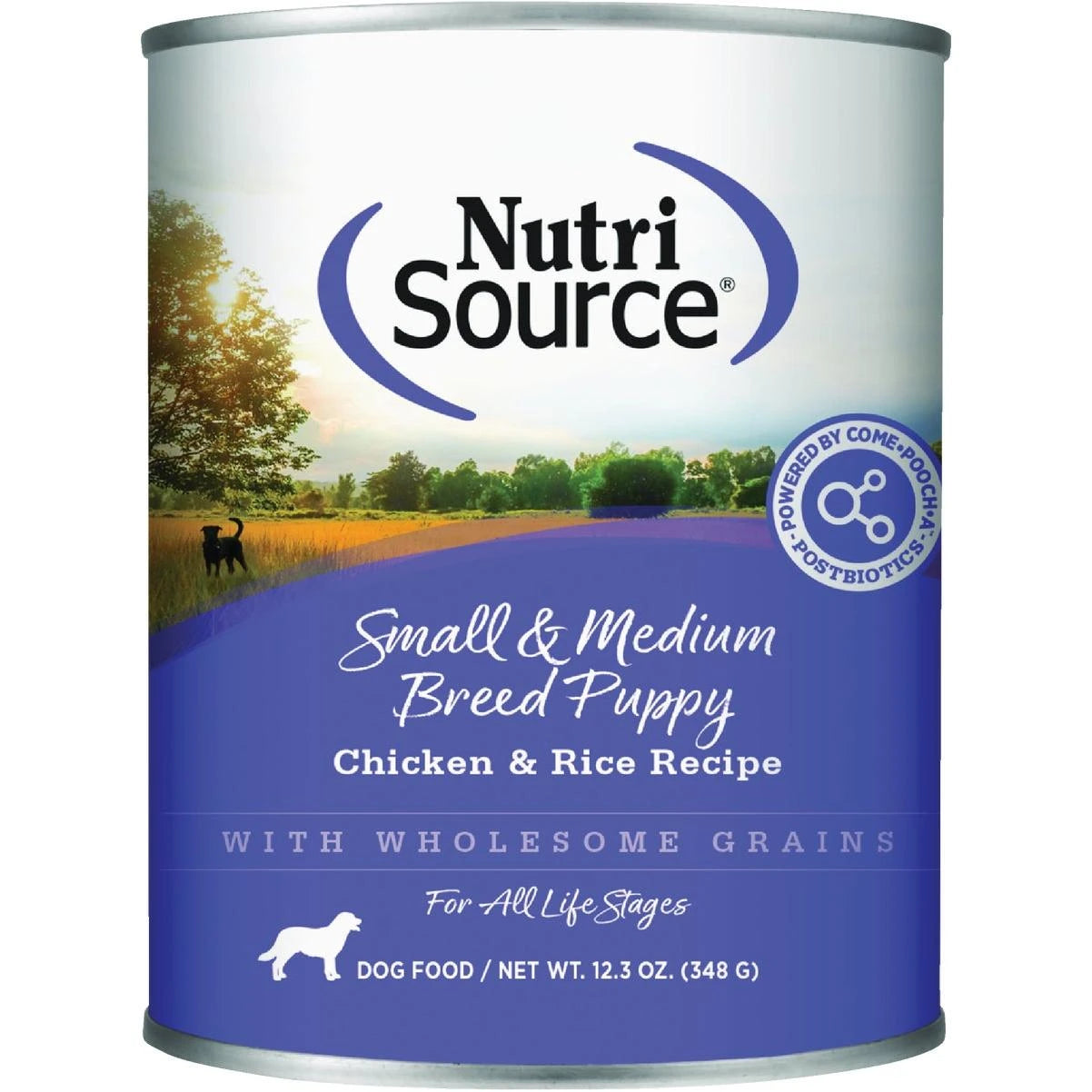 NutriSource Small & Medium Breed Chicken & Rice Wet Puppy Food, 5.5 oz.