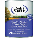 NutriSource Small & Medium Breed Chicken & Rice Wet Puppy Food, 5.5 oz.