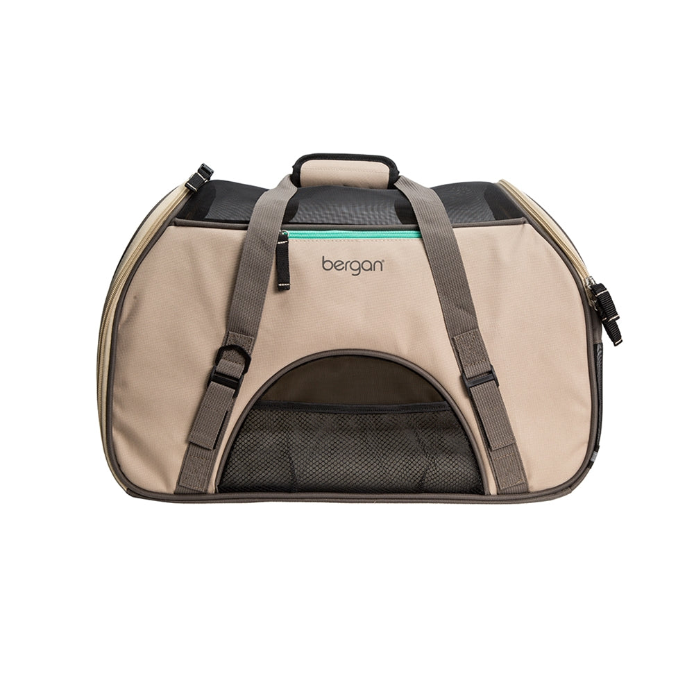 Bergan Comfort Pet Carrier Heather Grey, 19 x 10 x 13 in.
