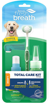 TropiClean Fresh Breath Total Care Kit for Large Dogs