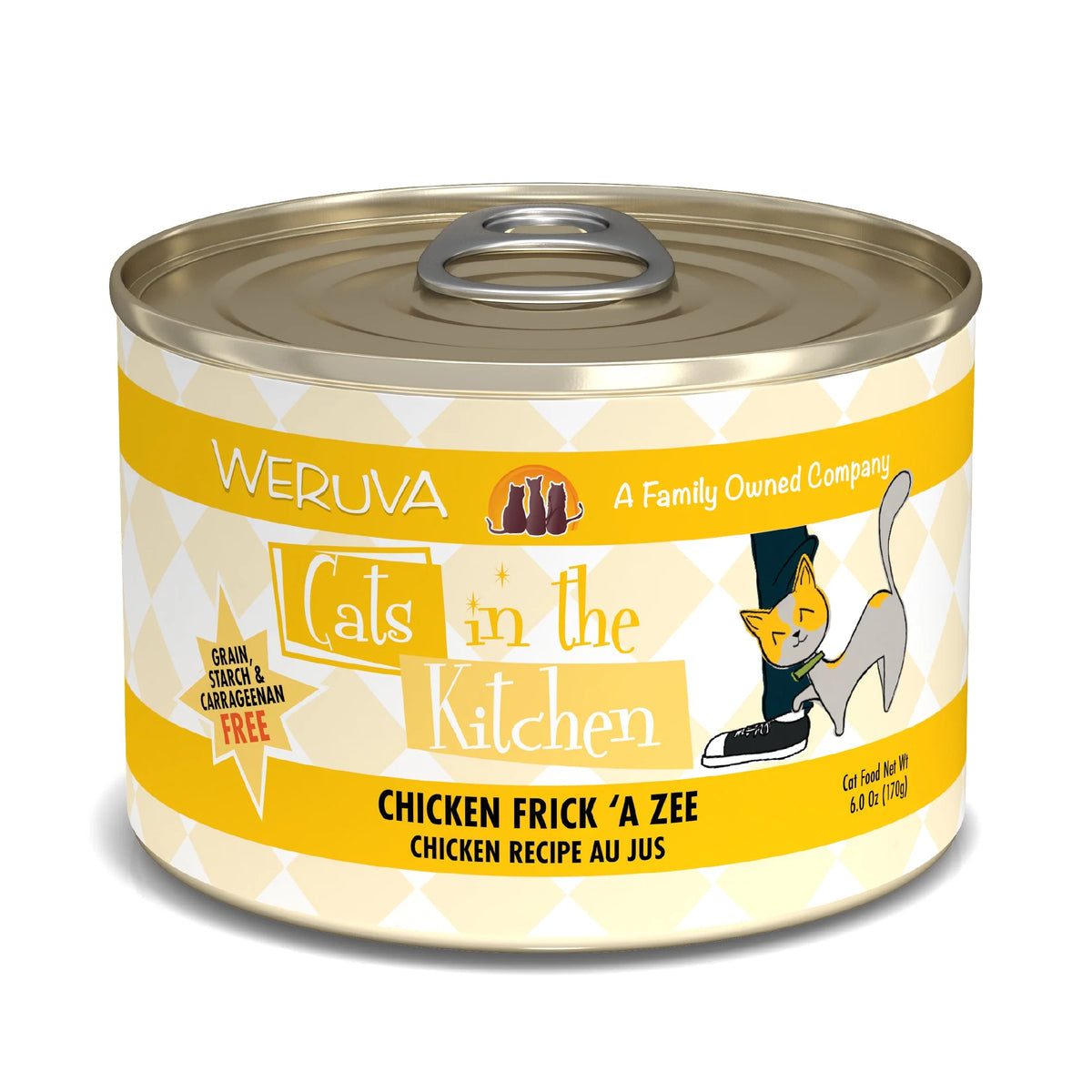 Cats in the Kitchen Chicken Frick 'A Zee Au Jus Wet Cat Food, 6 oz.