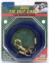 Titan Medium Cable Dog Tie-Out, 20 ft.
