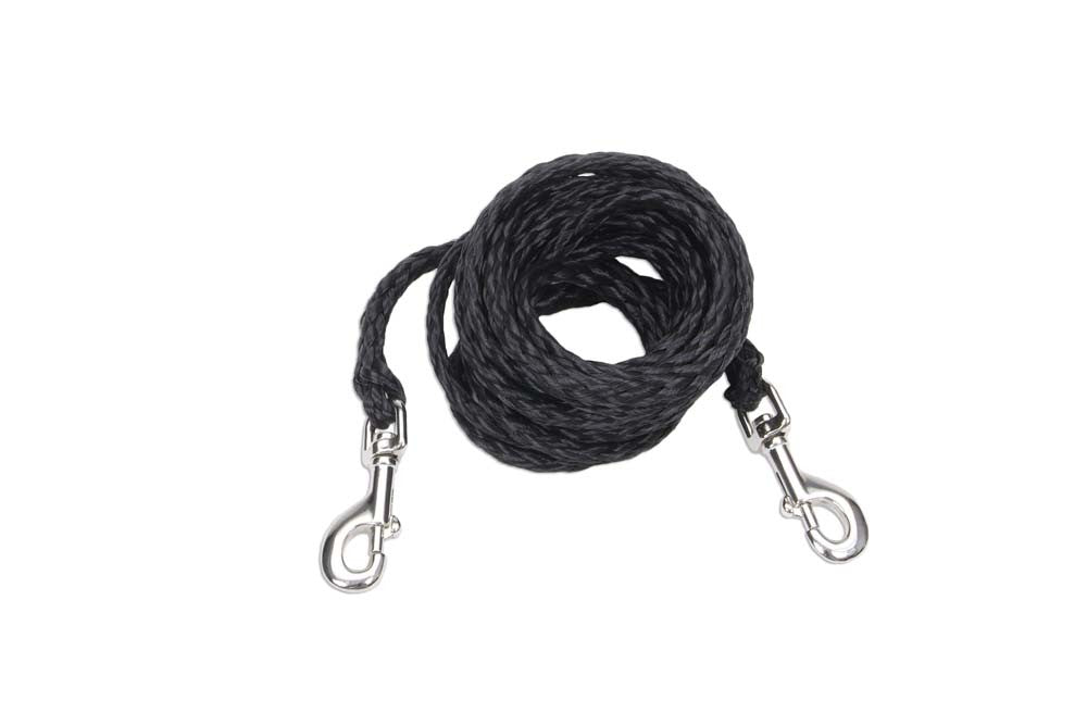 Coastal Big Dog Poly Tie-Out Black, 10 ft.