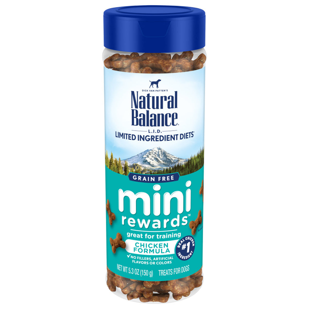 Natural Balance Mini Rewards Grain-Free Soft & Chewy Chicken Dog Treats, 5.3 oz.