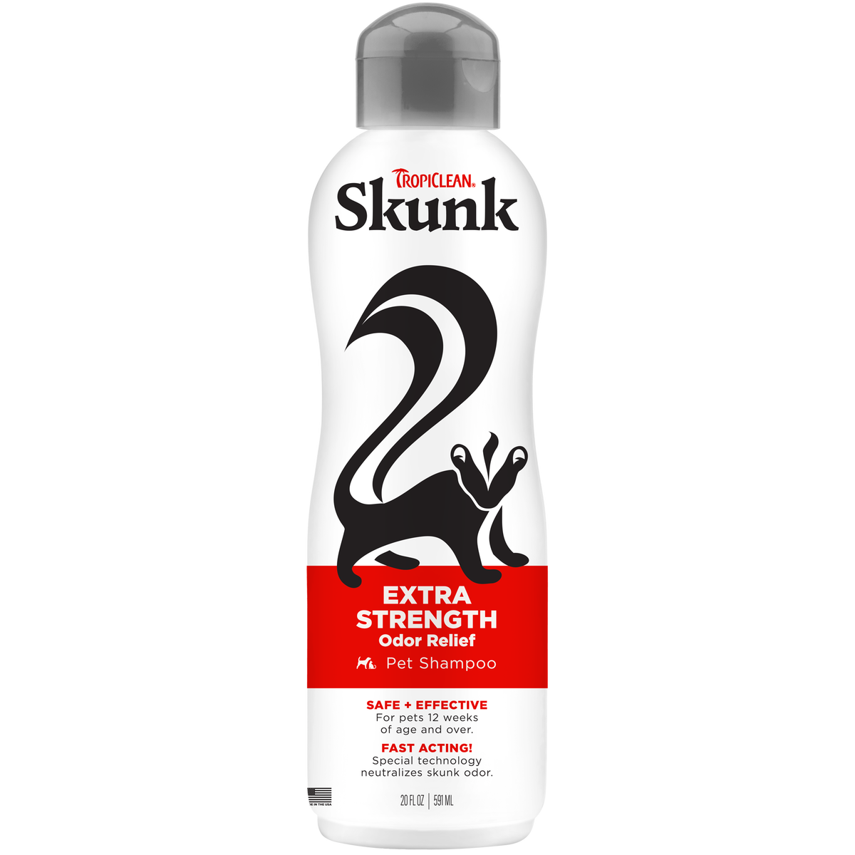 TropiClean Skunk Odor Control Shampoo for Dogs, 20 oz.