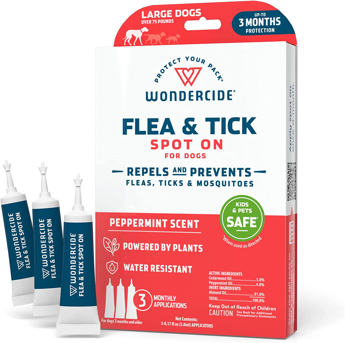 Wondercide Flea & Tick Spot-On for Large Dogs