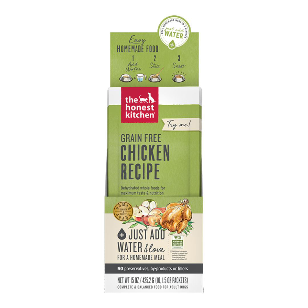 The Honest Kitchen Gourmet Dehydrated Chicken Dog Food 10 Pack