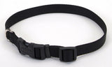 Coastal Black Adjustable Nylon Dog Collar, 1 x 14-20 in.