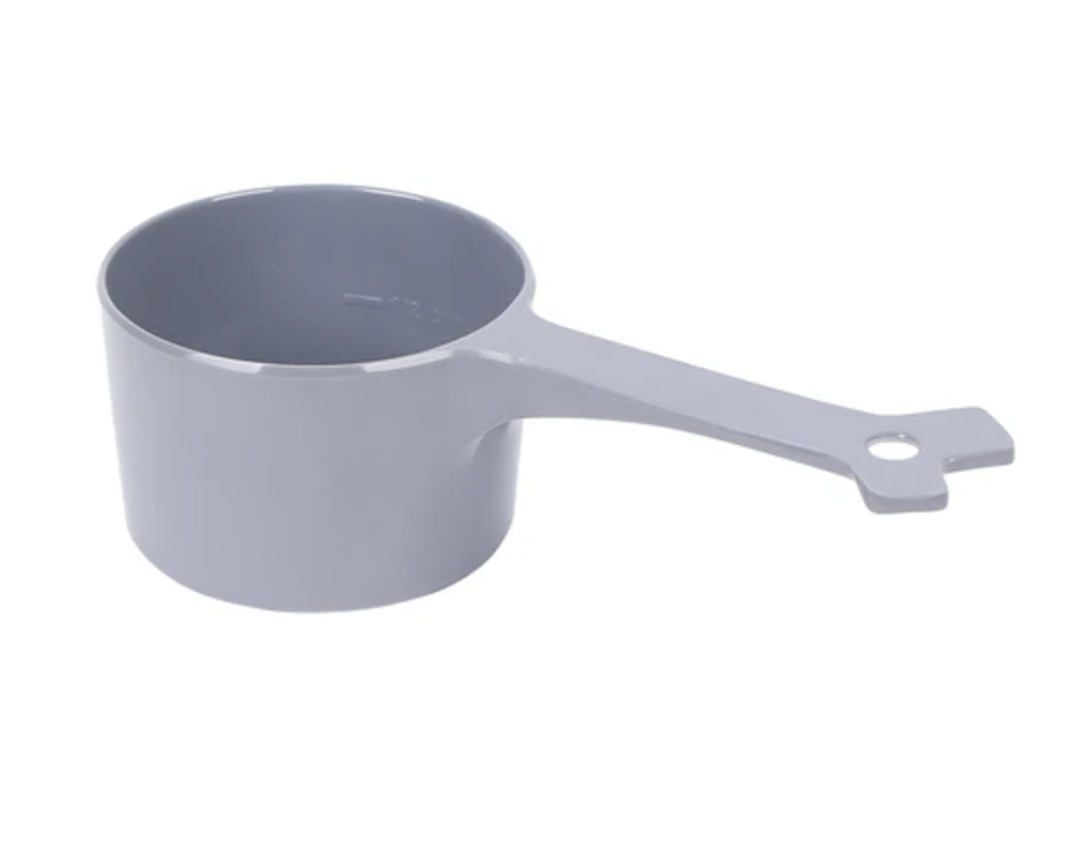 Messy Mutts Grey Dog Food Scoop, 1 Cup