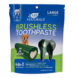 Ark Naturals Brushless Toothpaste Dental Chews for Large Dogs, 18 oz.