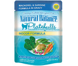 Natural Balance Platefulls Mackerel & Sardine Wet Cat Food, 3 oz.