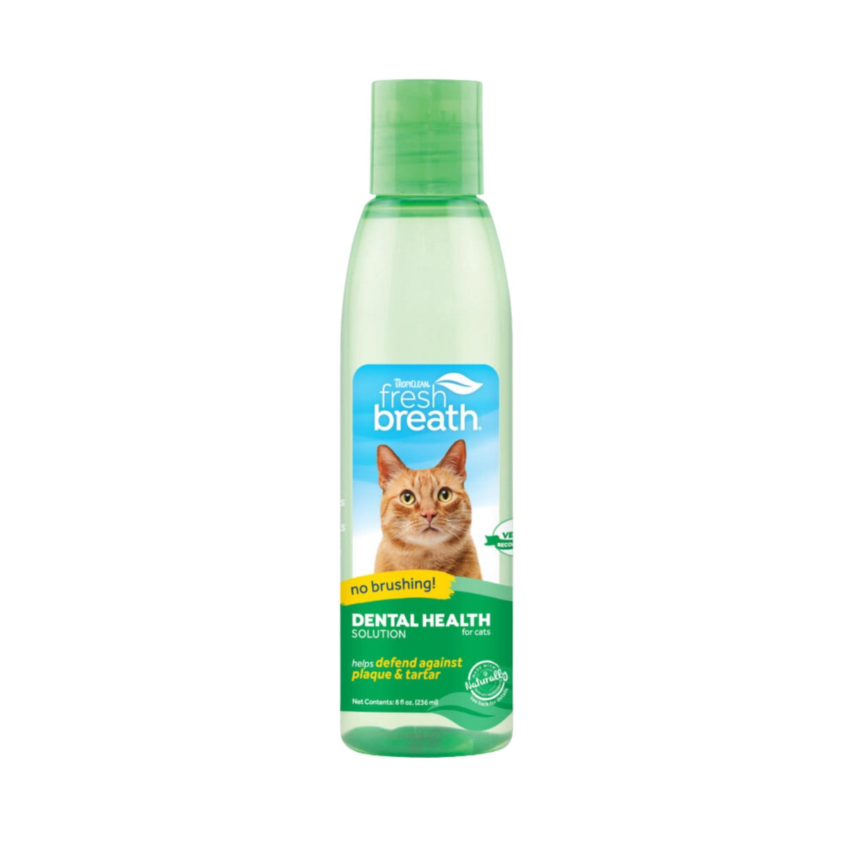 TropiClean Fresh Breath Oral Care Water Additive for Cats, 8 oz.