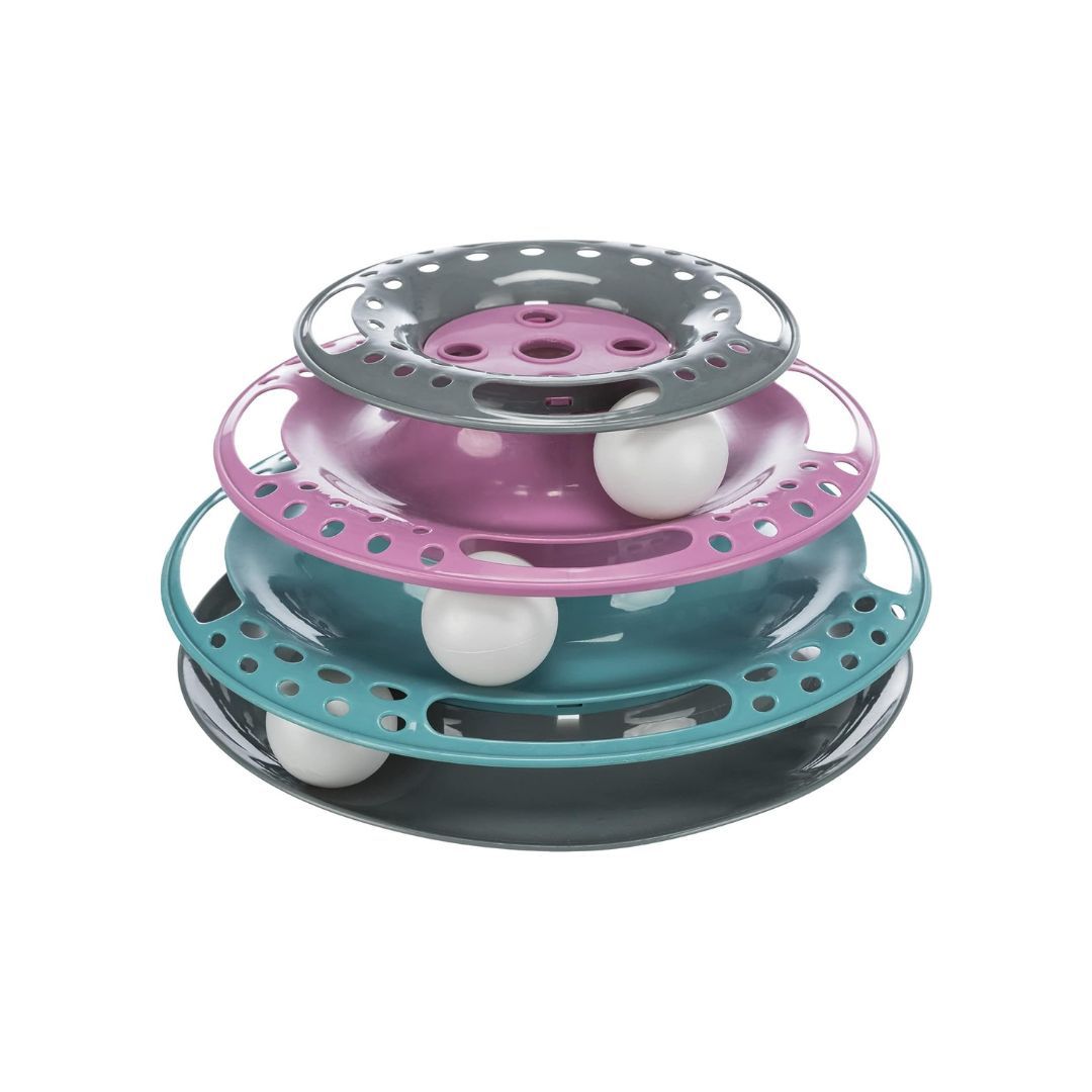 Trixie Catch The Balls Circle Track Cat Activity Toy, Multi-Color