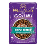 Wellness Bowl Boosters Simply Shreds Tuna, Beef & Carrots Wet Dog Food, 2.8 oz.
