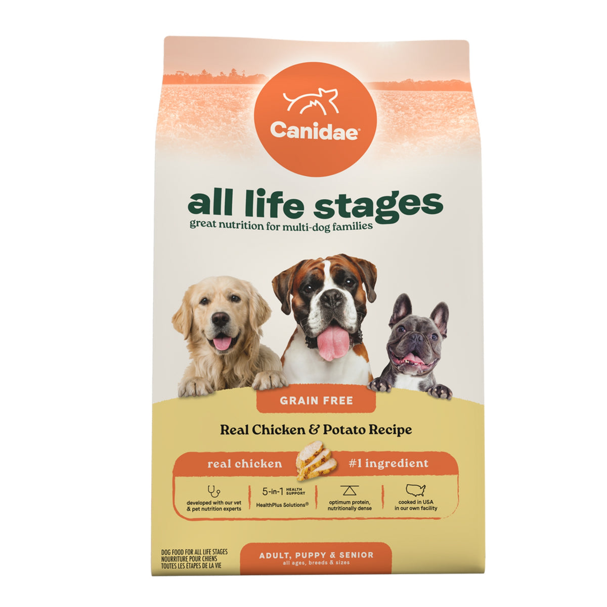 Canidae PURE Chicken & Potato Grain-Free Dry Dog Food, 4 lbs.