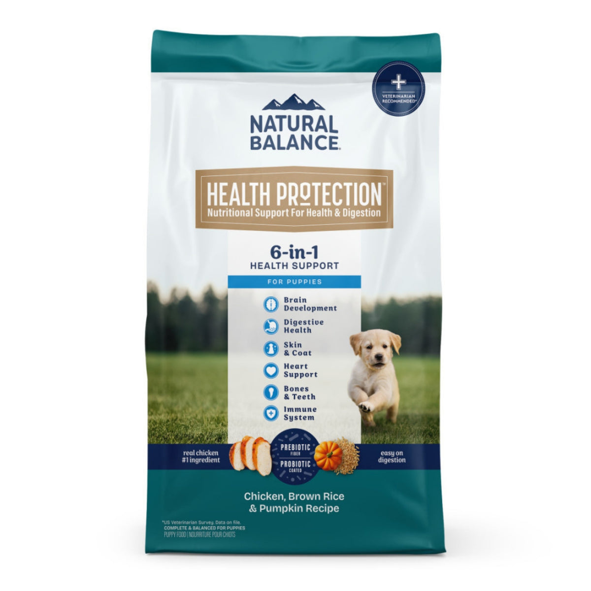 Natural Balance Whole Body Health Easy Digestion Puppy Food 12lb