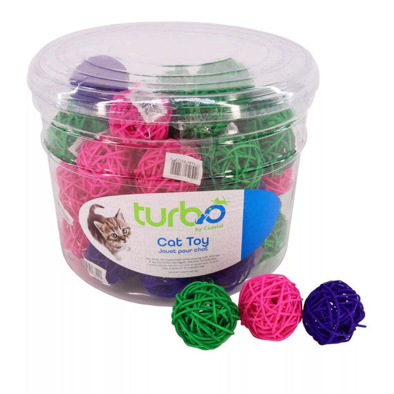 Turbo Wicker Ball Cat Toy