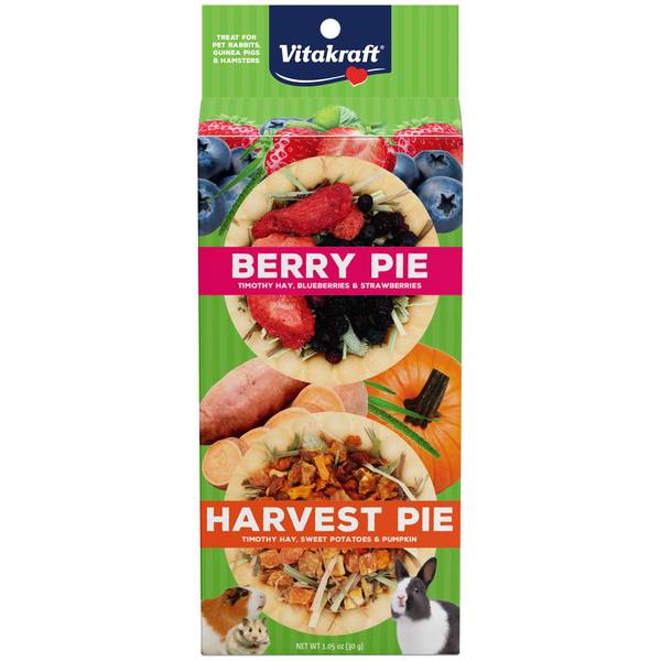 Vitakraft Berry Pie Treats for Small Animals
