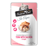 Fussie Cat Premium Tuna with Salmon in Aspic Canned Cat Food, 2.5 oz.