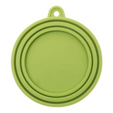 Messy Mutts Silicone Can Cover Green Cat