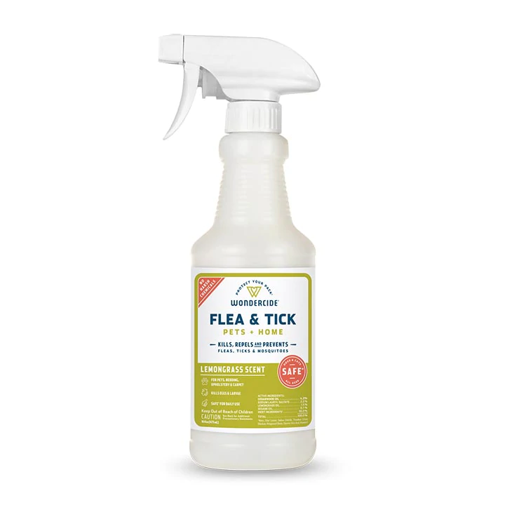 Wondercide Lemon Flea & Tick Spray For Pets Plus Home With Natural Essential Oils, 16 Fl. oz Cat