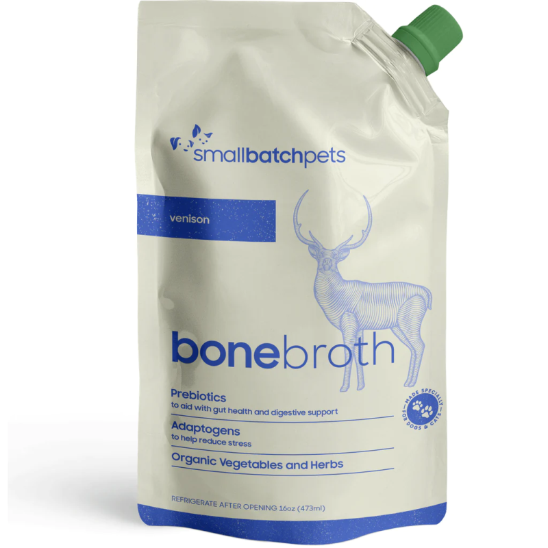 Smallbatch Venison Bone Broth for Dogs & Cats, 16 oz.