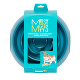 Messy Mutts Slow Feeder for Dogs Blue, 3 Cups