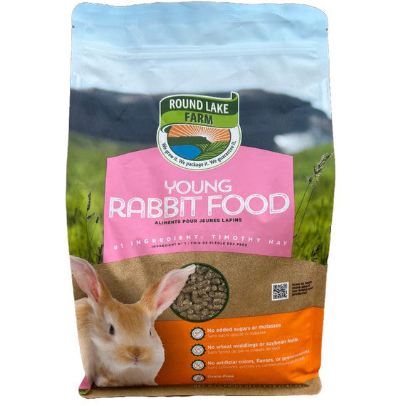 Round Lake Farm Young Rabbit Diet Small Animal Food - 4 Lb
