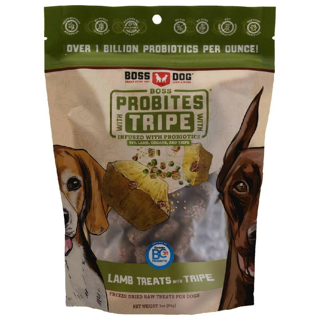 Boss Dog ProBites with Tripe Lamb Recipe Dog Treats, 3 oz.