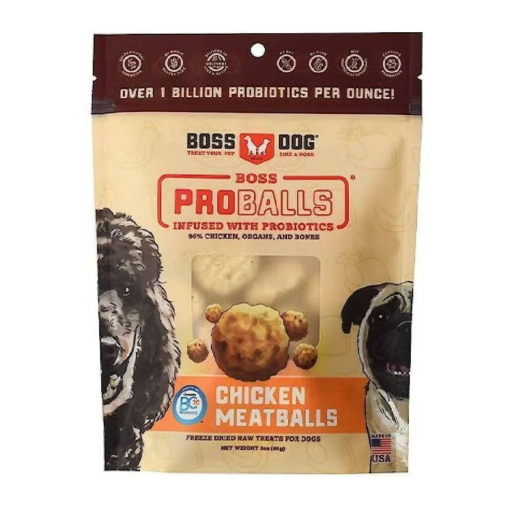 Boss Dog Boss Proballs Chicken Recipe, 3 oz Bag