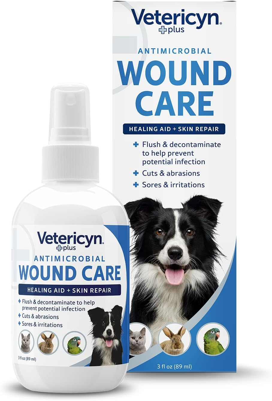 Vetericyn Plus Wound Care Skin Repair Spray, 3 oz.