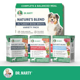 Dr. Marty Nature's Blend Wet Dog Food Variety Pack, 6.3 oz. Cartons (12 Count)