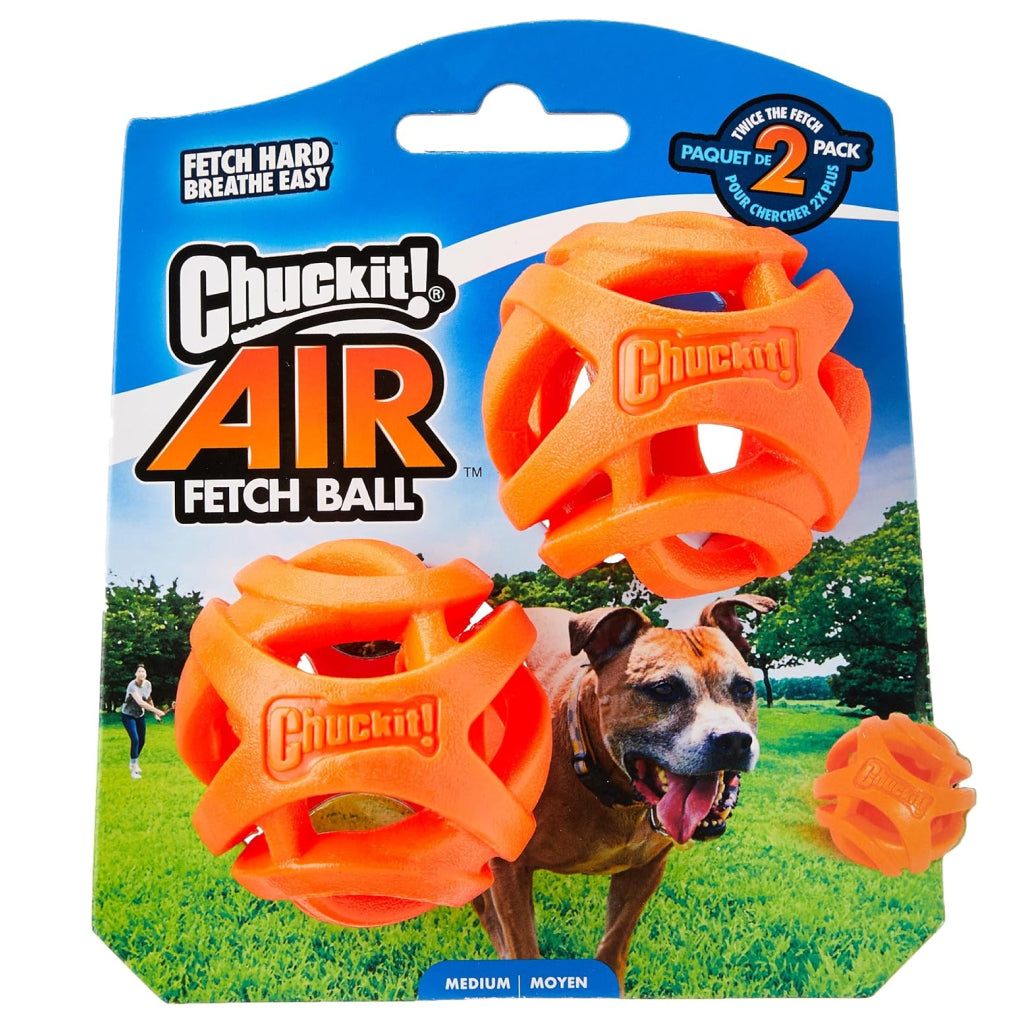 Chuckit! Air Fetch Dog Ball Small (2 Pack)