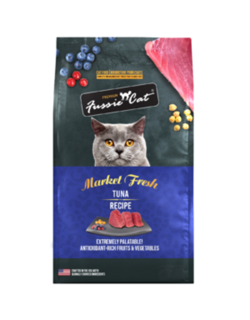 Fussie Cat Market Fresh Tuna Recipe Grain-Free Dry Cat Food, 10 lbs.