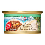 Against The Grain Aloha Tuna with Seaweed & Crab Wet Cat Food, 2.8 oz.