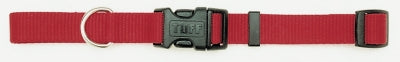Coastal Red Adjustable Nylon Dog Collar, 1 x 14-20 in.