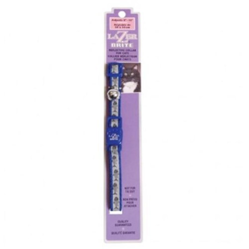 Coastal Lazer Brite Reflective Fishbone Breakaway Adjustable Cat Collar