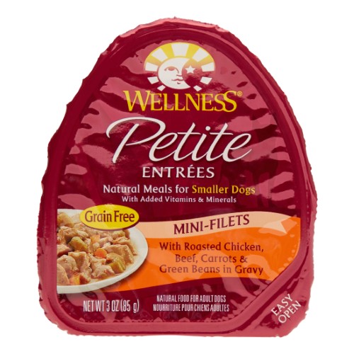 Wellness Complete Health Petite Entrees Roasted Chicken & Beef Savory Wet Dog Food - 3 oz