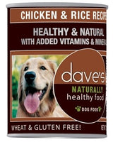 Dave's Pet Food Naturally Healthy Chicken & Rice Dog Food, 13 oz.