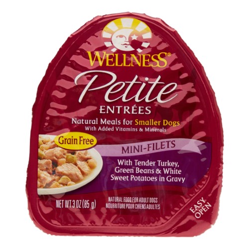 Wellness Petite Entrees Tender Turkey & Sweet Potato Gourmet Wet Dog Food - 3 oz