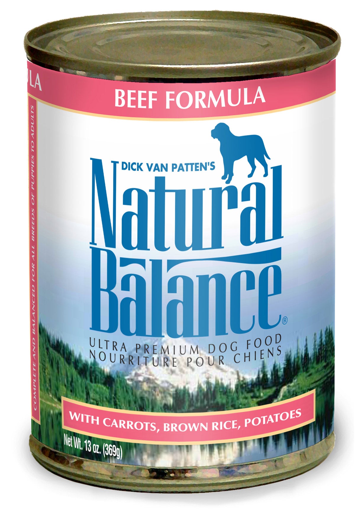 Natural Balance Ultra Premium Beef Wet Dog Food, 13 oz.