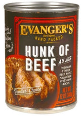 Evanger'S Hunk Of Beef Hand-Packed Dog Food 12 oz Bag