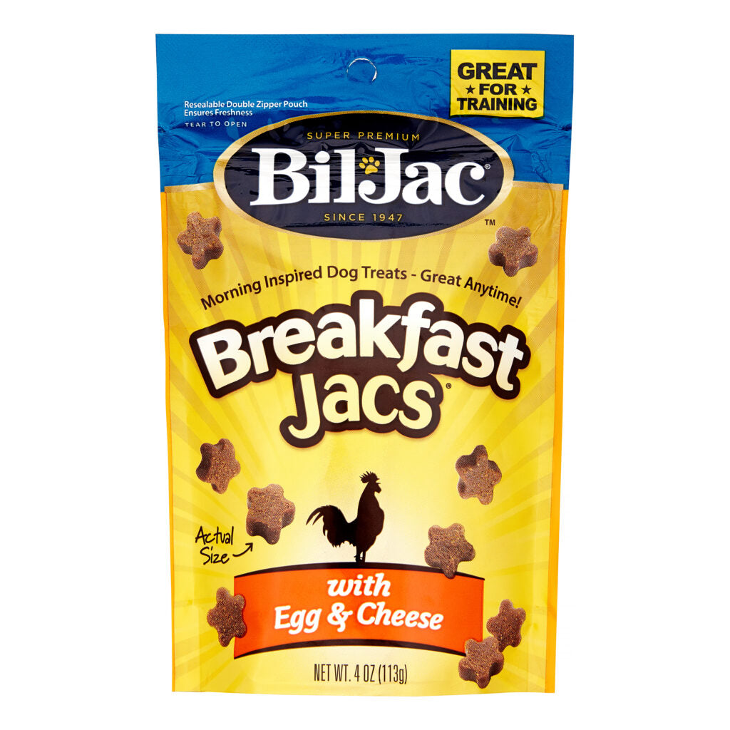 Bil-Jac Breakfast Jacs Egg & Cheese Dog Treats 4oz