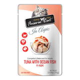 Fussie Cat Premium Tuna with Ocean Fish in Aspic Cat Food Pouch, 2.5 oz.
