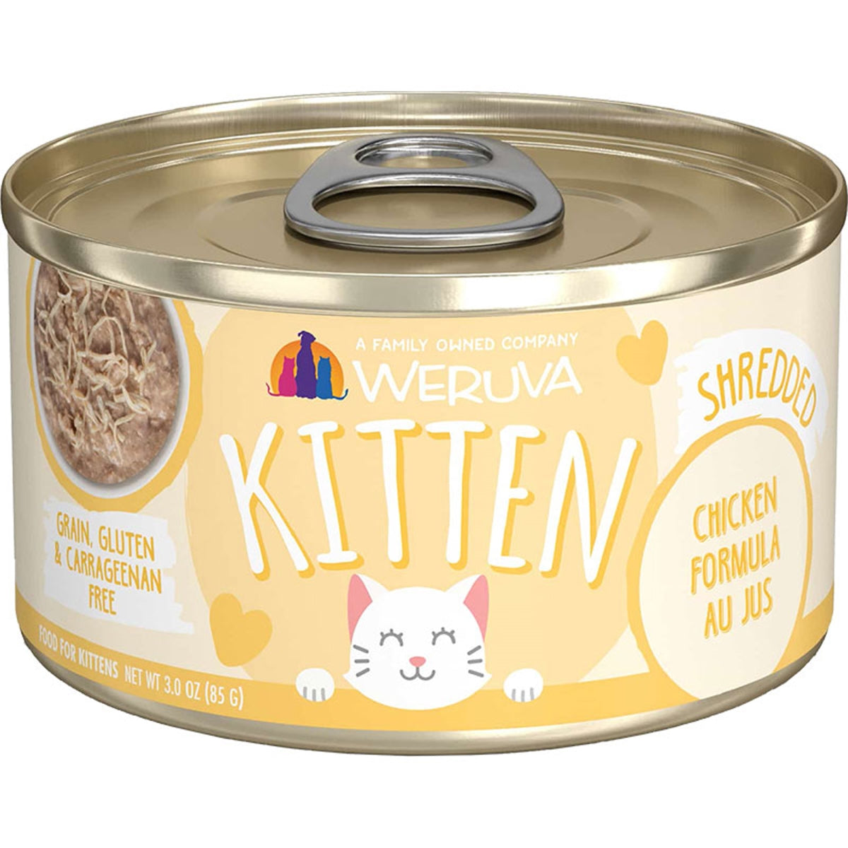 Weruva Chicken Au Jus Wet Kitten Treats, 3 oz. (12 Pack)